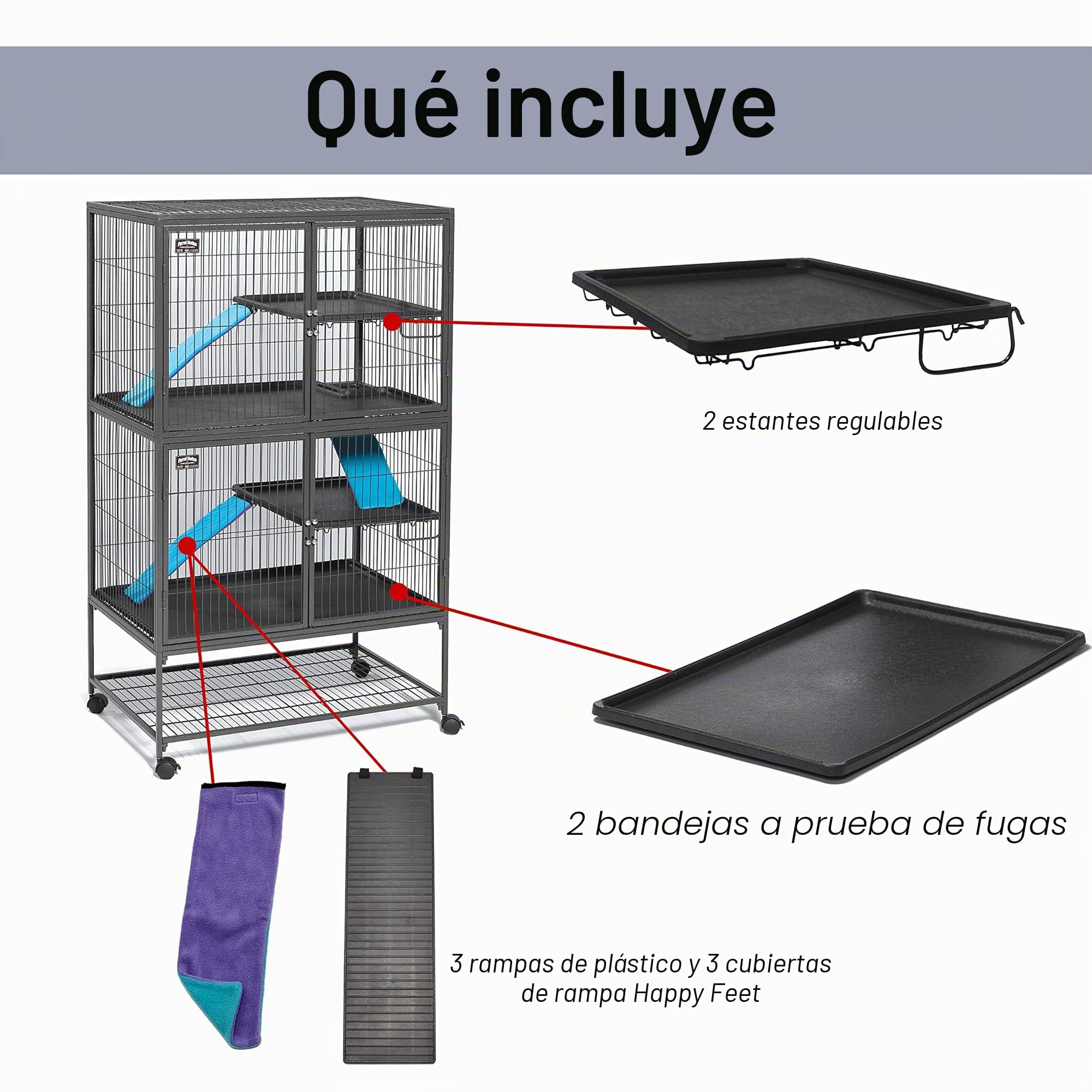 MidWest Homes for Pets Ferret Nation - Unidad adicional para jaula